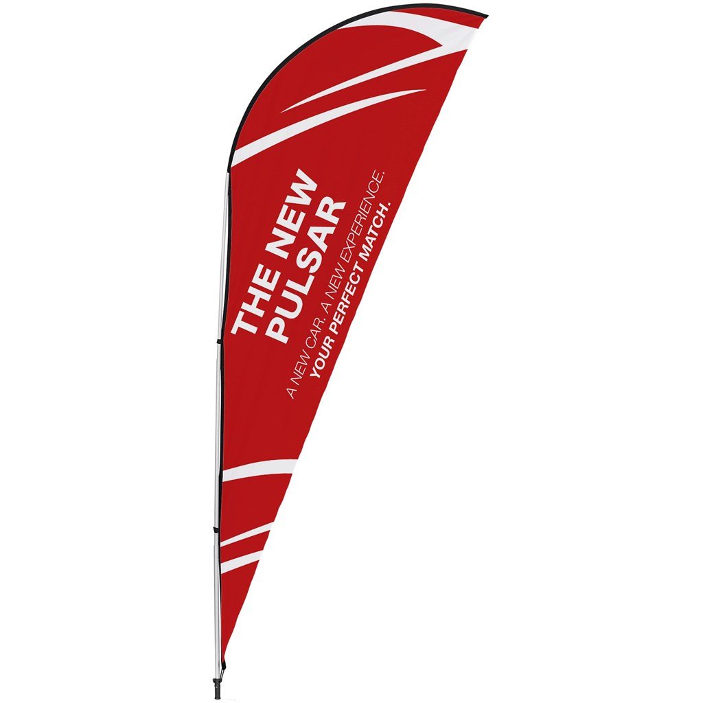 Legend 2M Sublimated Sharkfin Double-Sided Flying Banner - 1 complete unit - Image 4