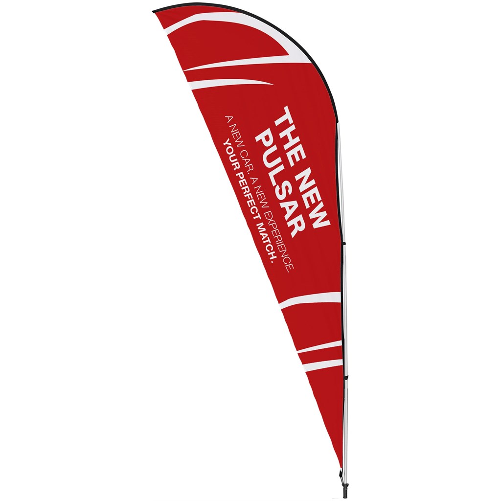 Legend 2M Sublimated Sharkfin Double-Sided Flying Banner - 1 complete unit - Image 2