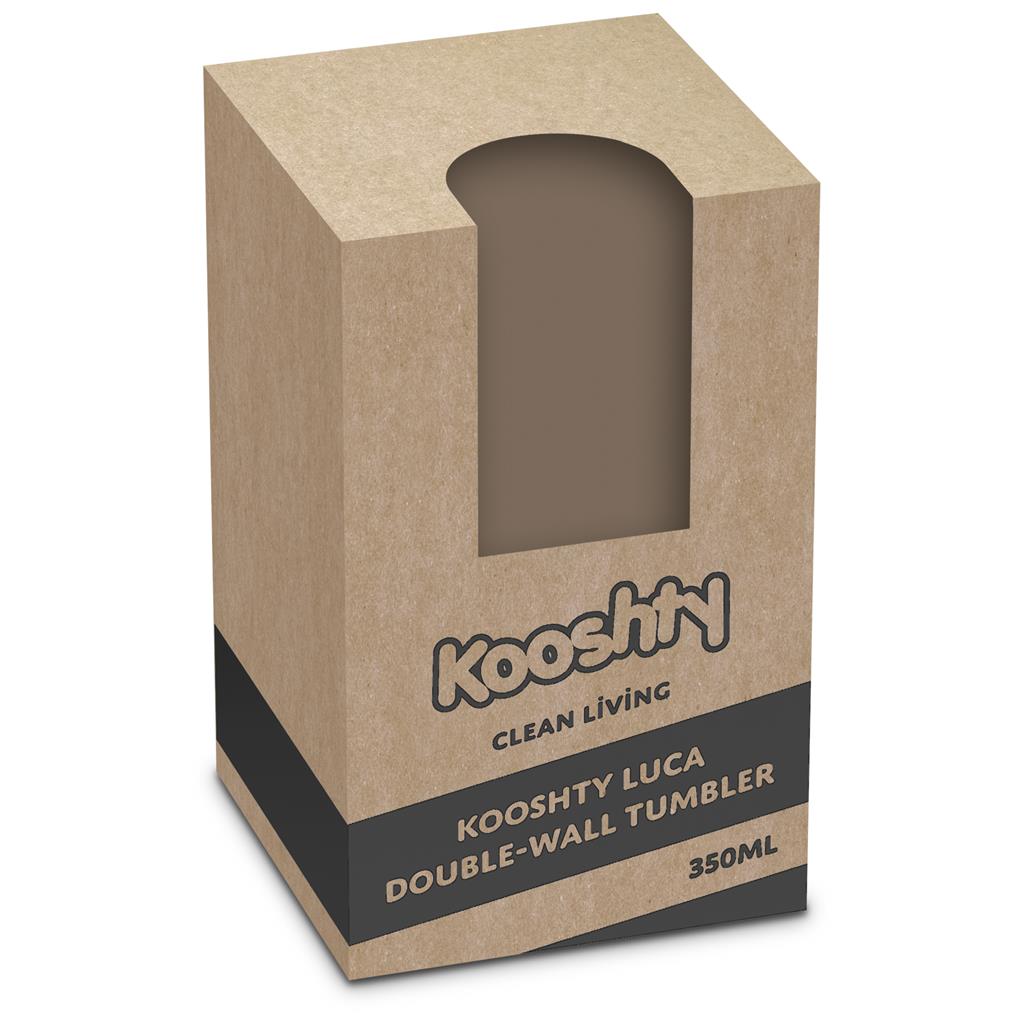Kooshty Luca Stainless Steel & Plastic Double-Wall Tumbler – 350ml - Image 3