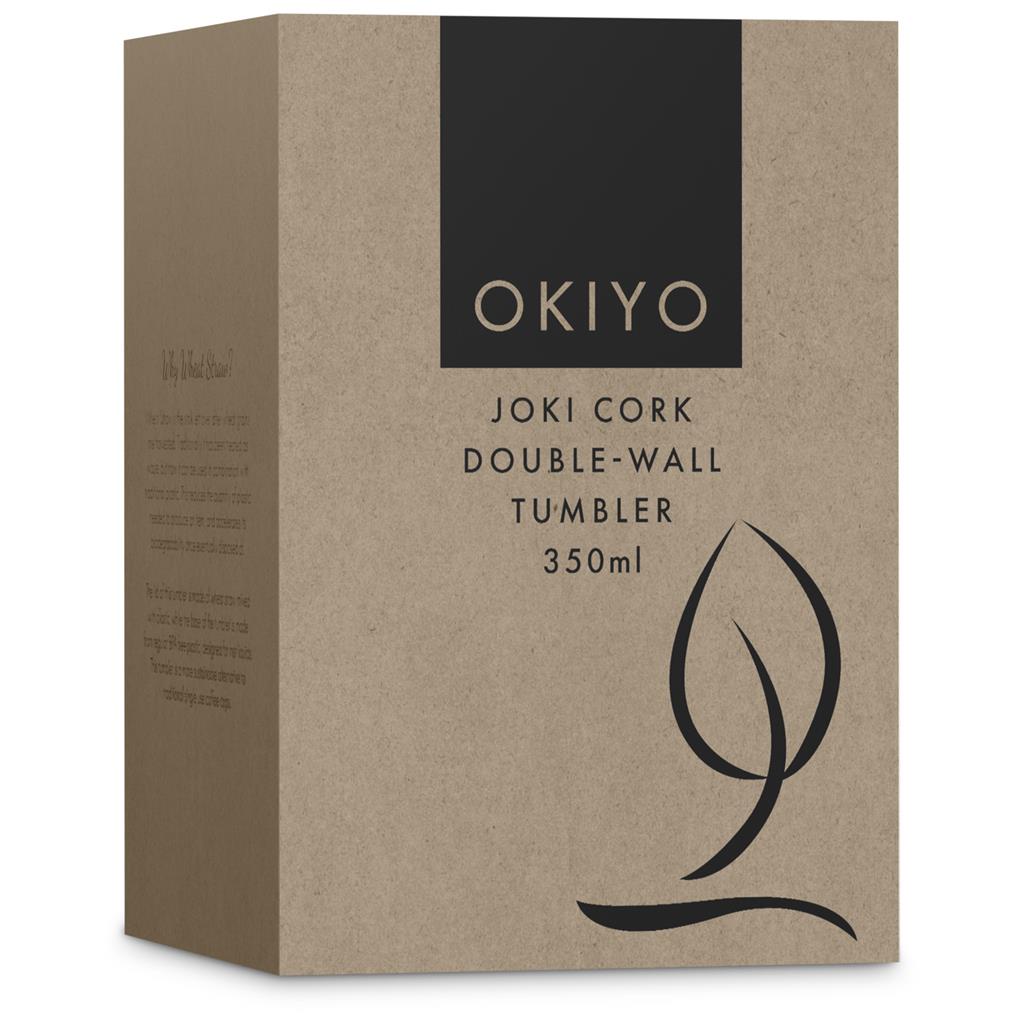 Okiyo Joki Cork & Wheat Straw Double-Wall Tumbler – 350ml - Image 9