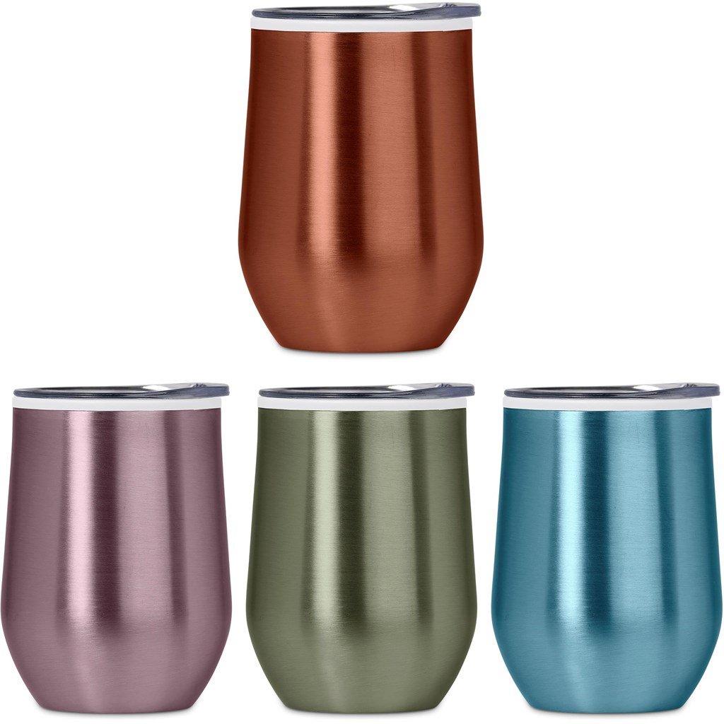 Serendipio Vogue Madison Stainless Steel & Plastic Double-Wall Tumbler - 350ml - Image 11