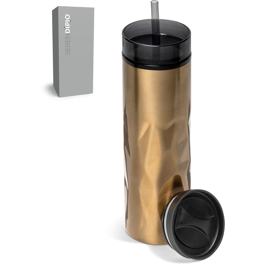Serendipio Fire & Ice Stainless Steel & Plastic 2-In-1 Tumbler - 435ml - Image 14