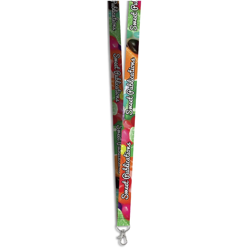 Altitude Snap Hook Clip Double-Sided Sublimation Satin Lanyard - Image 2