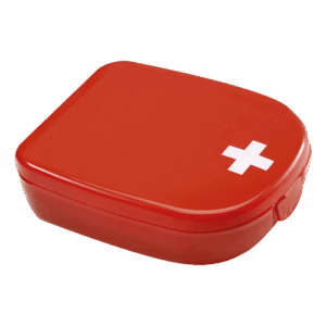 First Aid Kit in Plastic Case