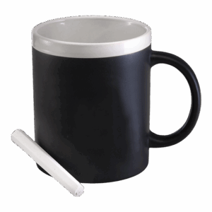 300ml Stoneware Chalk Board Mug