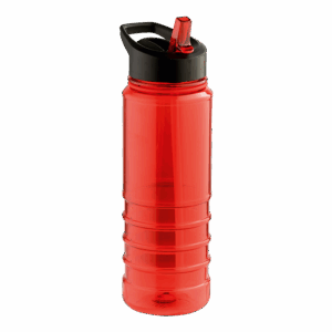 750ml Solid Coloured Tritan Bottle With Straw