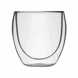 Elegant Double Wall Glass Mug in Gift Box