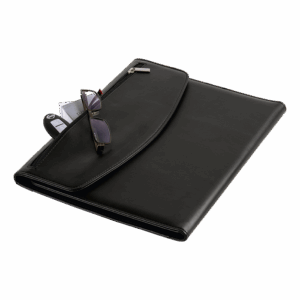 A4 Folio with Calculator and Zippered Flap Pocket 40 pages