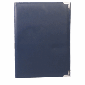 A4 Folder with Metallic Corners