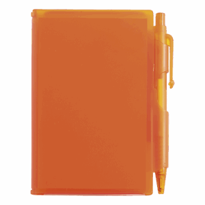 Notebook and Pen in Plastic Case