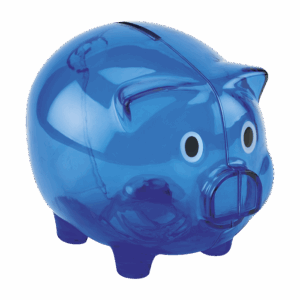 Plastic Piggy Bank