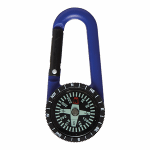Carabiner Clip with Compass