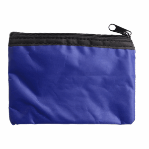 Zippered Pouch with Split Ring