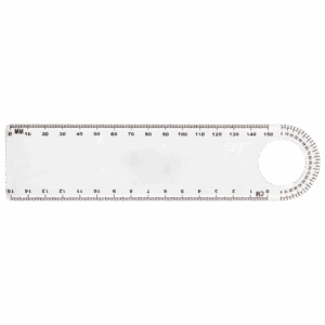 15cm Ruler with Protractor