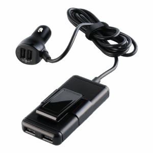 Car Charger with USB Hub