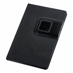 A5 PU Notebook With Removable Wireless Charger