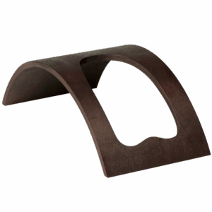 Curved Wooden Wine Bottle Holder