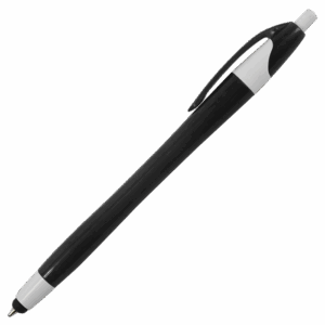 Slim Coloured Barrel Ballpoint Pen with Stylus