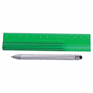 Translucent Ruler with Stylus Pen