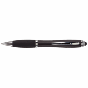 Ballpoint with Rubber Grip and Stylus