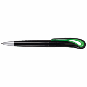 Swan Neck Design Ballpoint Pen with Black Barrel