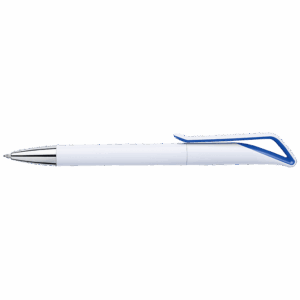 White Barrel Geometric Swan Shaped Ballpoint Pen
