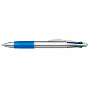 4 Colour Ballpoint Pen with Rubber Grip