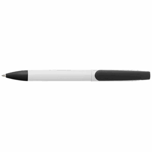 Twist Action Ballpoint Pen With White Barrel