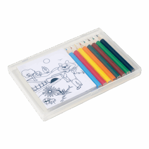 Colouring In Set In Plastic Case