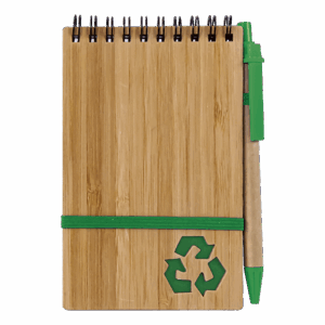 Bamboo Notebook With Pen