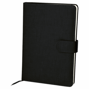 A5 Notebook With Magnetic Clip Cover