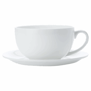 Cashmere Cappuccino Cup and Saucer 350ml