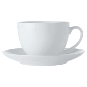 White Basics Cup and Saucer 280ml