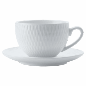 White Basics Diamonds Demi Cup and Saucer 90ml