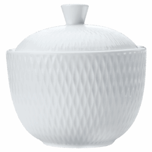 White Basics Diamonds Sugar Bowl