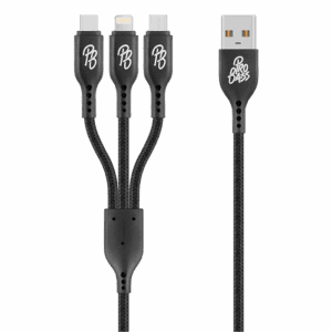 Pro Bass Braided 3 in 1 Charge Cable