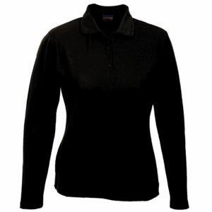 175g Pique Knit Long Sleeve Golfer Ladies
