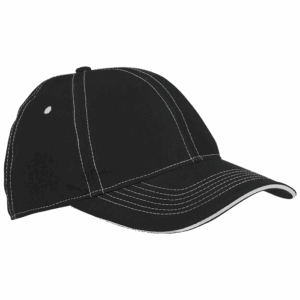 6 Panel Microfibre Stitch Cap