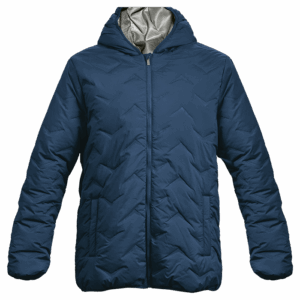 Mock-Quilt Hooded Puffer Mens