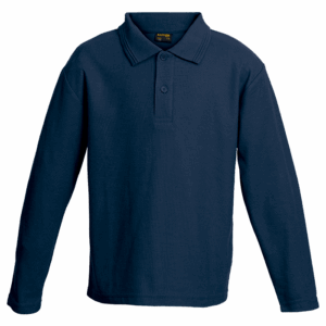 175g Pique Knit Long Sleeve Golfer Kiddies