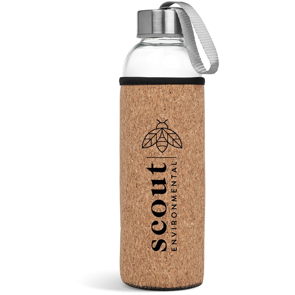 Kooshty Kork Glass Water Bottle - 500ml - Image 6