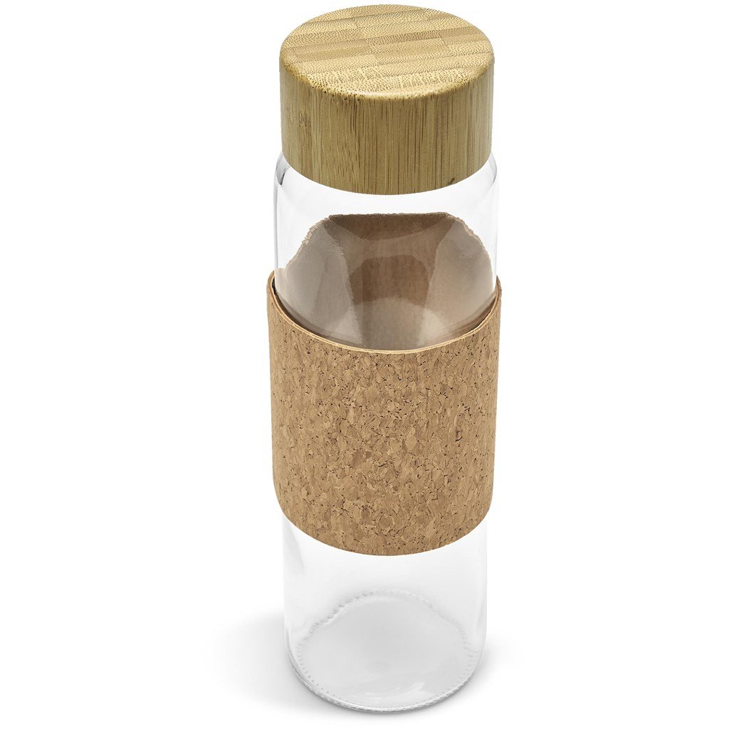 Kooshty Clear Bamboost Glass Water Bottle - 700ml - Image 4