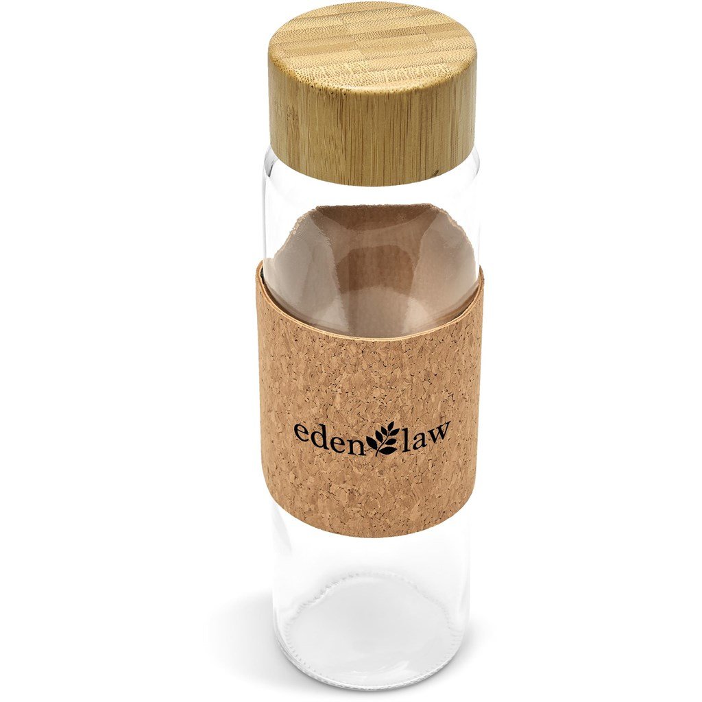 Kooshty Clear Bamboost Glass Water Bottle - 700ml - Image 9