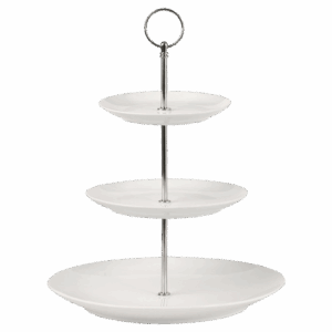White Basics 3 Tiered Cake Stand