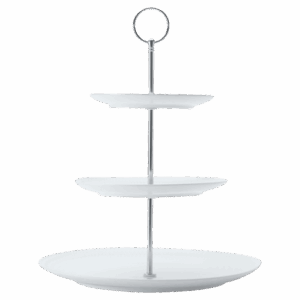 White Basics Diamonds 3-Tier Cake Stand