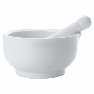 White Basics Mortar & Pestle
