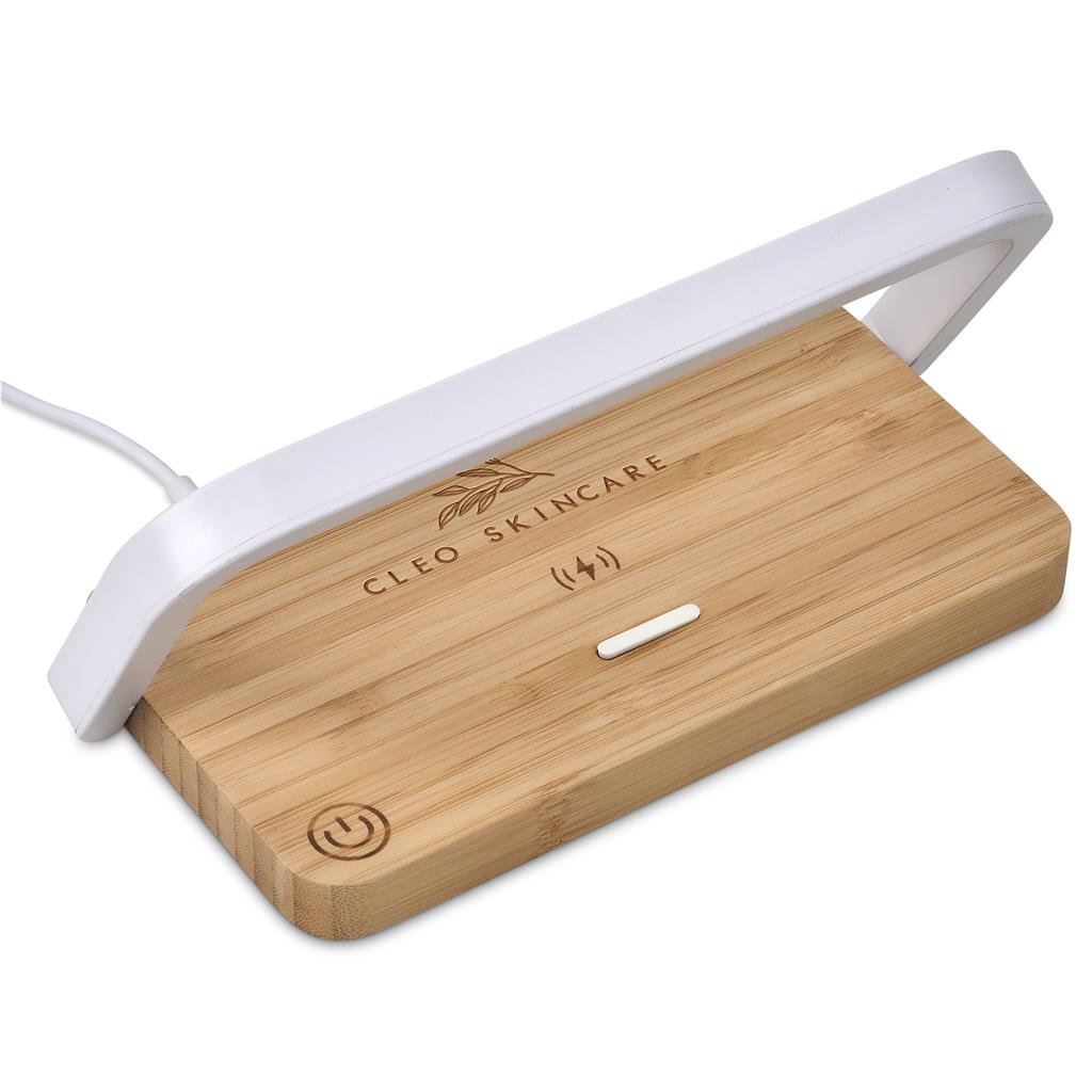 Okiyo Yoru Bamboo Wireless Charger & Night Light - Image 6