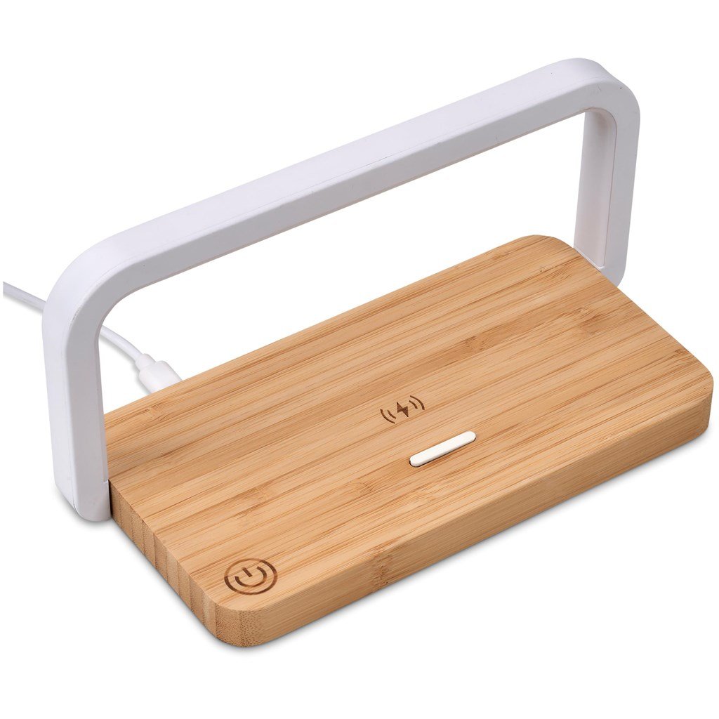 Okiyo Yoru Bamboo Wireless Charger & Night Light - Image 13