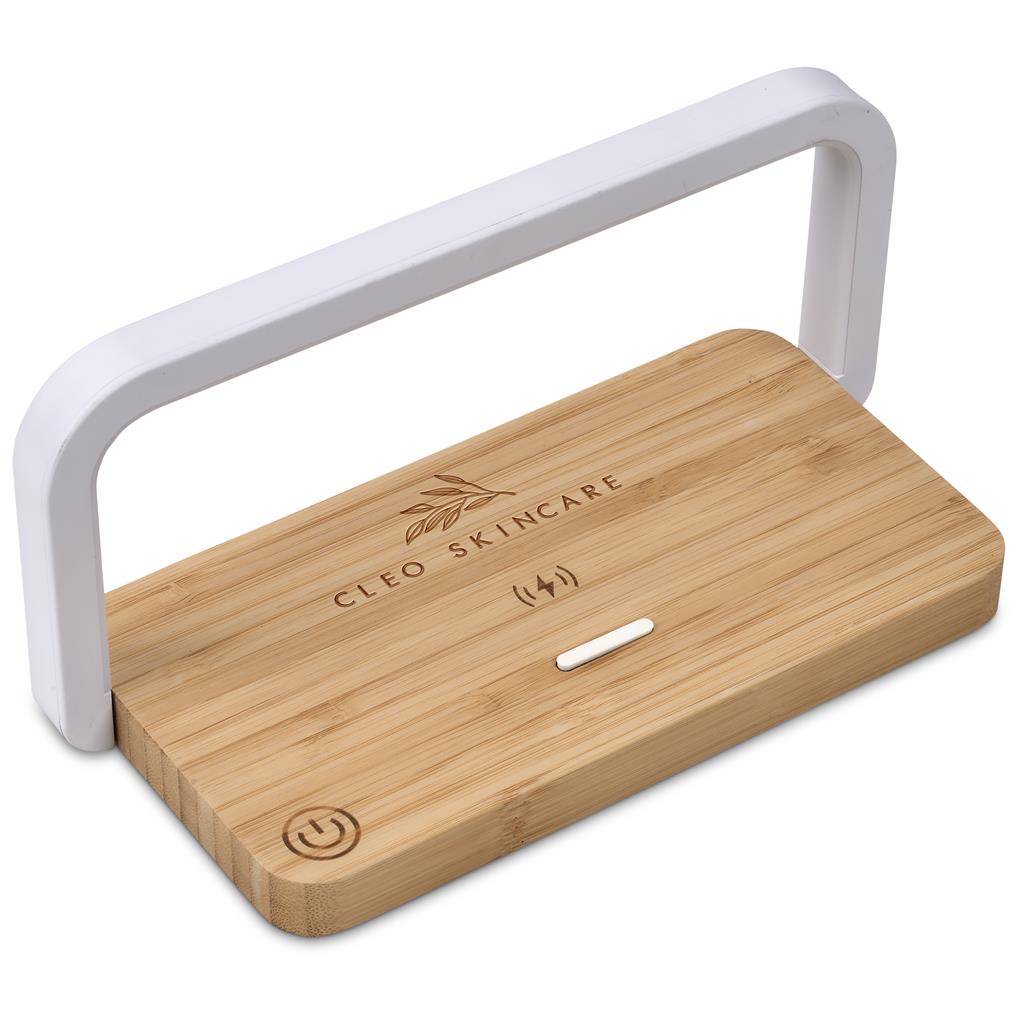 Okiyo Yoru Bamboo Wireless Charger & Night Light - Image 10