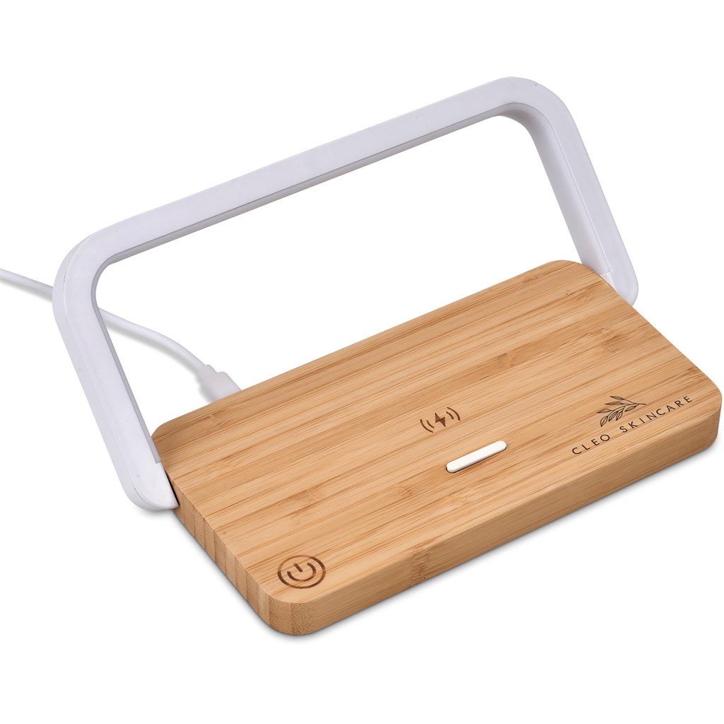 Okiyo Yoru Bamboo Wireless Charger & Night Light - Image 7